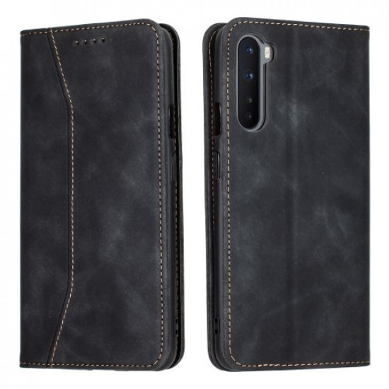 Bodycell Book Case Pu Leather OnePlus Nord  Black