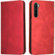 Bodycell Book Case Pu Leather OnePlus Nord  Red
