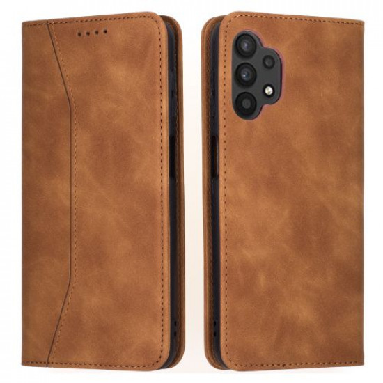 Bodycell Book Case Pu Leather Samsung A32 4G Brown