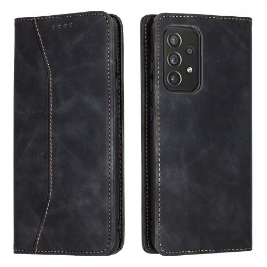 Bodycell Book Case Pu Leather Samsung A72 4G/5G Black