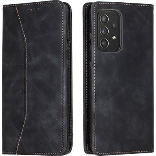 Bodycell Book Case Pu Leather Samsung A72 4G/5G Black