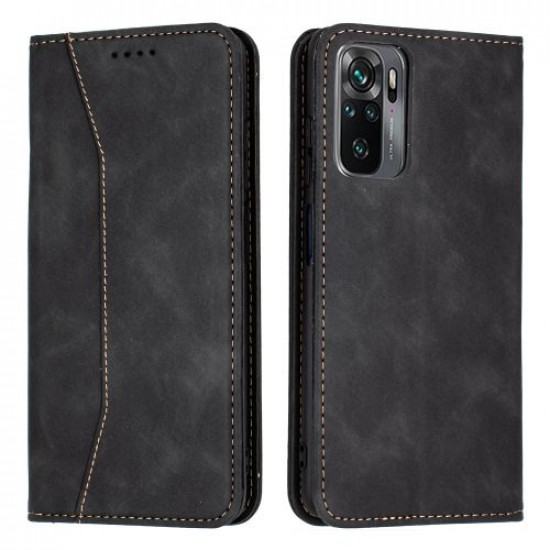 Bodycell Book Case Pu Leather Xiaomi Note 10/10s/Poco M5s Black