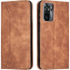 Bodycell Book Case Pu Leather Xiaomi Note 10/10s/Poco M5s Brown