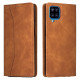 Bodycell Book Case Pu Leather Samsung A12 Brown
