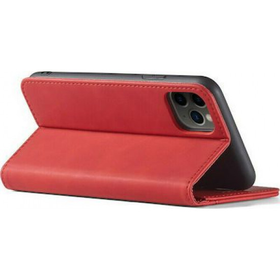Bodycell Book Case Pu Leather Samsung A12 Red