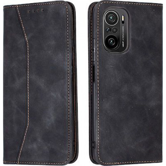 Bodycell Book Case Pu Leather Xiaomi Poco F3 5G Black