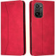 Bodycell Book Case Pu Leather Xiaomi Poco F3 5G Red