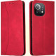 Bodycell Book Case Pu Leather Xiaomi Mi 11  Red