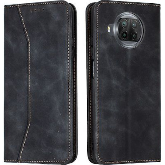 Bodycell Book Case Pu Leather Xiaomi Mi 10T Lite Black