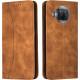 Bodycell Book Case Pu Leather Xiaomi Mi 10T Lite Brown
