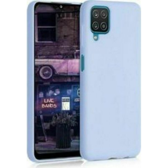 My Colors Liquid Silicon For Samsung A12 Light Blue