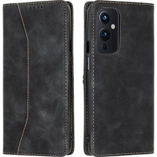 Bodycell Book Case Pu Leather OnePlus 9  Black