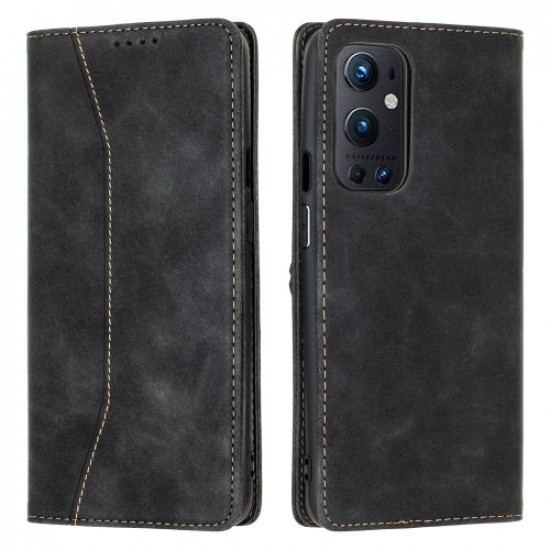 Bodycell Book Case Pu Leather OnePlus 9 Pro Black