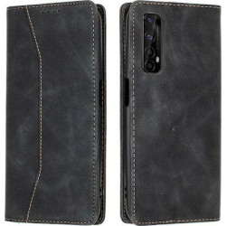 Bodycell Book Case Pu Leather Realme 7 4G Black