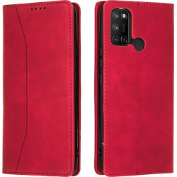 Bodycell Book Case Pu Leather Realme 7i Red
