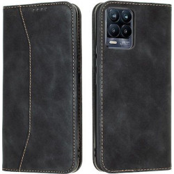 Bodycell Book Case Pu Leather Realme 8/8 Pro Black