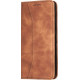 Bodycell Book Case Pu Leather Xiaomi Note 10 5G/Note 10T 5G Brown