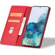 Bodycell Book Case Pu Leather Xiaomi Note 10 5G/Note 10T 5G Red