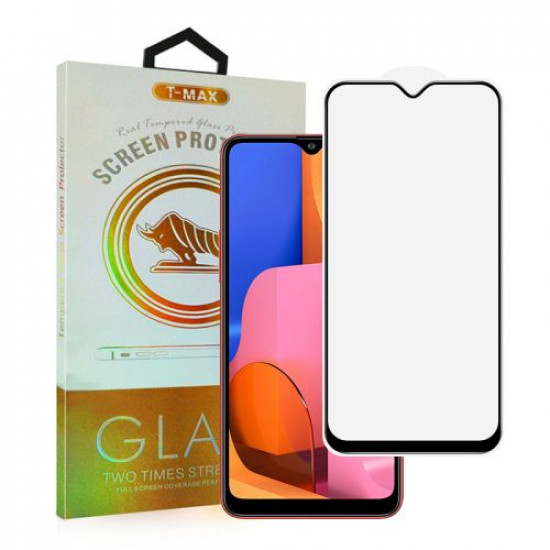 T-Max Full Face Temp.Glass For Samsung A20S