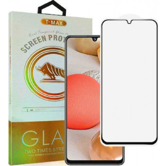 T-Max Full Face Temp.Glass For Samsung A42 5G
