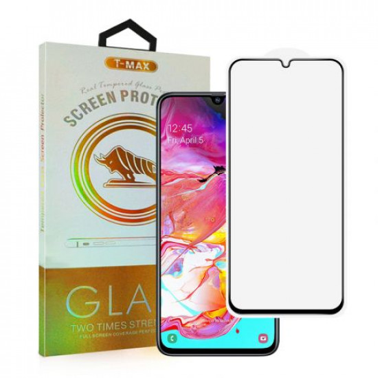 T-Max Full Face Temp.Glass For Samsung A70/A70s