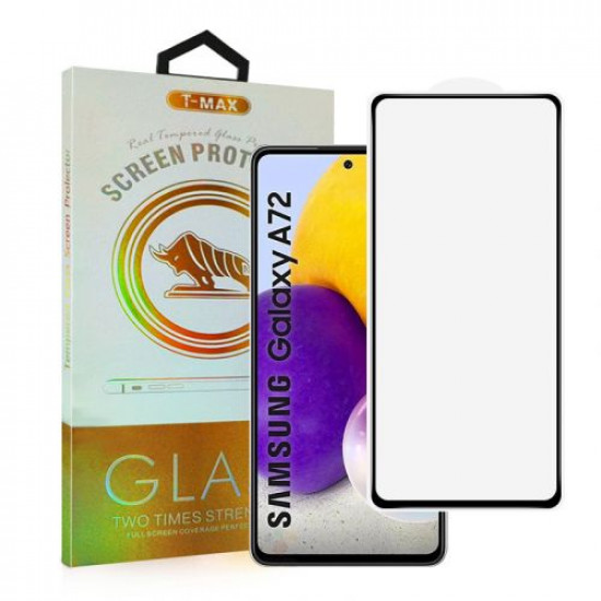 T-Max Full Face Temp.Glass For Samsung A72