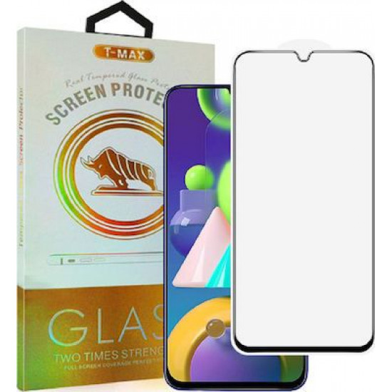 T-Max Full Face Temp.Glass For Samsung M21