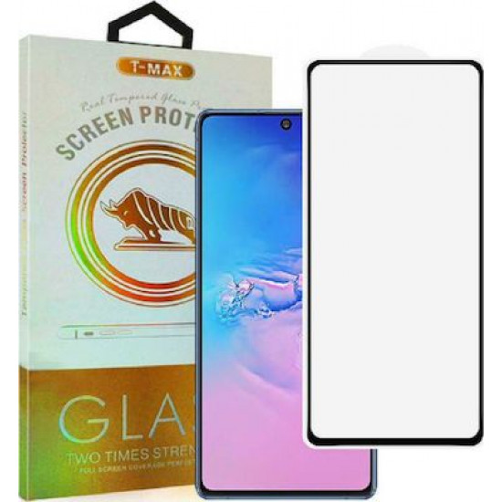 T-Max Full Face Temp.Glass For Samsung S10 Lite