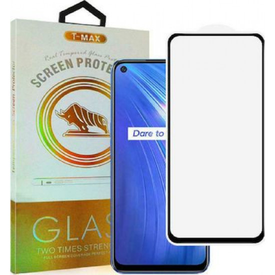 T-Max Full Face Temp.Glass For Realme 6