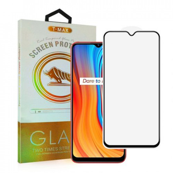 T-Max Full Face Temp.Glass For Realme C3/C3i