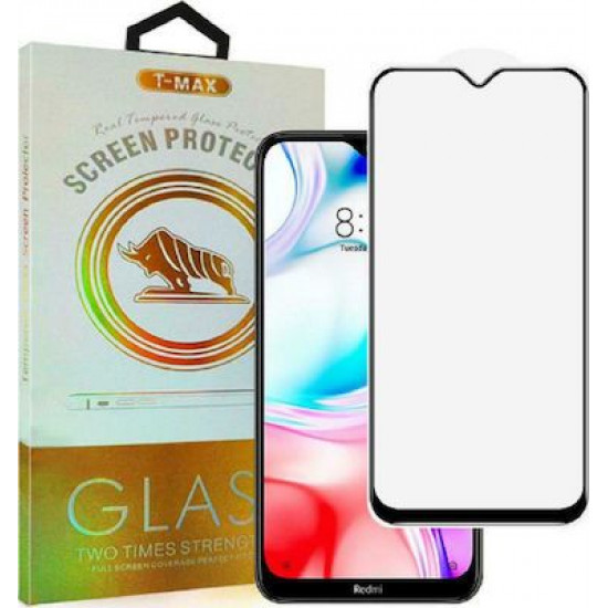 T-Max Full Face Temp.Glass For Xiaomi Redmi 8/8A