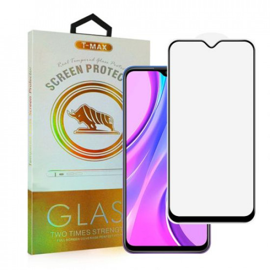 T-Max Full Face Temp.Glass For Xiaomi Redmi 9
