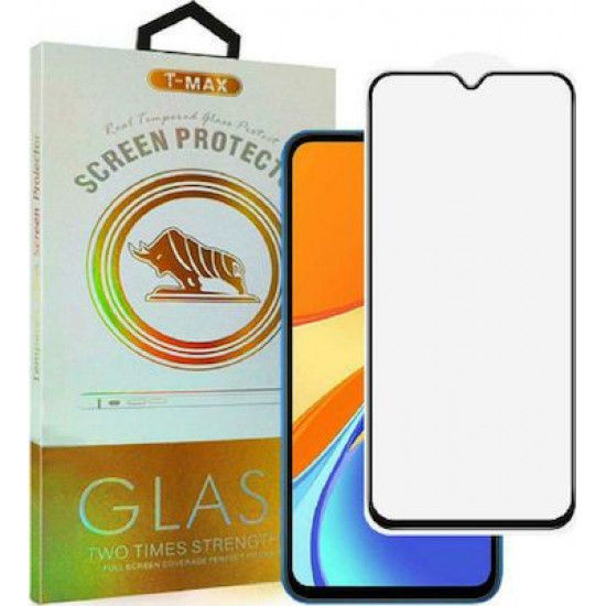 T-Max Full Face Temp.Glass For Xiaomi Redmi 9A