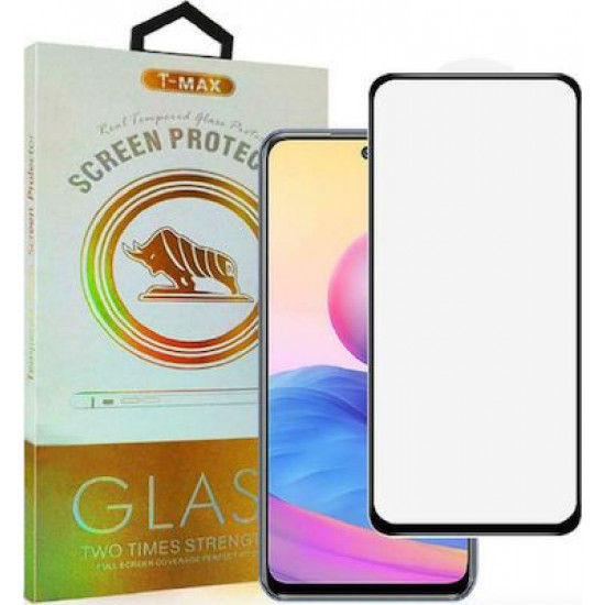 T-Max Full Face Temp.Glass For Xiaomi Note 10/10s/Poco M5s