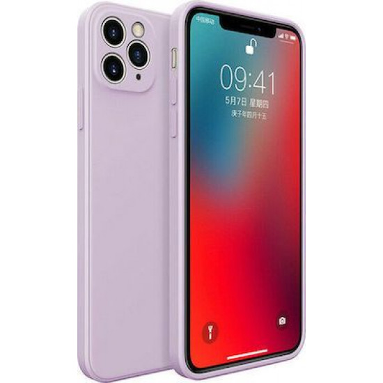 Bodycell Square Liquid Silicon Case iPhone 11 Pro Light Violet