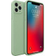 Bodycell Square Liquid Silicon Case iPhone 11 Pro Light Green