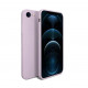 Bodycell Square Liquid Silicon Case iPhone 7/8/SE Light Violet