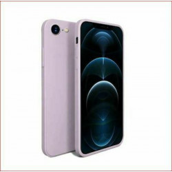 Bodycell Square Liquid Silicon Case iPhone 7/8/SE Light Violet
