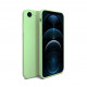 Bodycell Square Liquid Silicon Case iPhone 7/8/SE Light Green