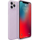 Bodycell Square Liquid Silicon Case iPhone 11 Pro Max Light Violet