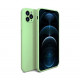 Bodycell Square Liquid Silicon Case iPhone 11 Pro Max Light Green