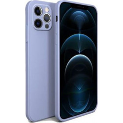 Bodycell Square Liquid Silicon Case iPhone 12 Pro  Light Blue