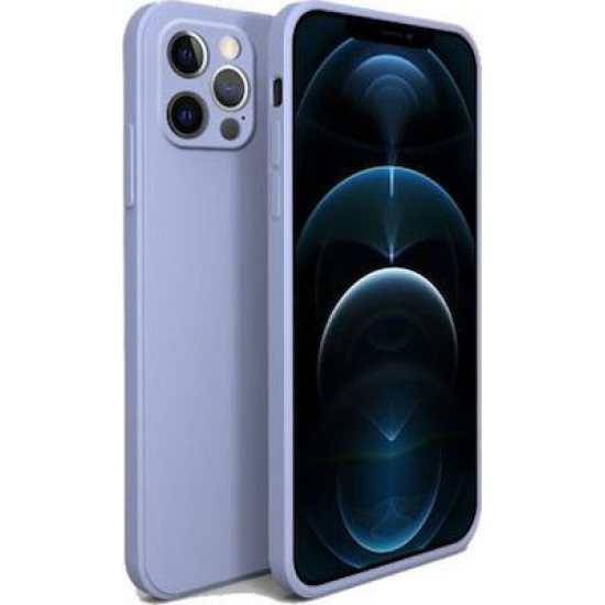Bodycell Square Liquid Silicon Case iPhone 12 Pro  Light Blue
