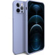 Bodycell Square Liquid Silicon Case iPhone 12 Pro Max Light Blue