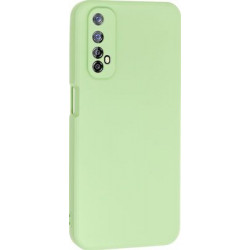 Bodycell Square Liquid Silicon Case Realme 7 4G Light Green