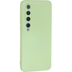 Bodycell Square Liquid Silicon Case Xiaomi Mi 10 5G Light Green