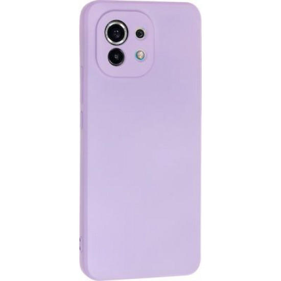 Bodycell Square Liquid Silicon Case Xiaomi Mi 11 Light Violet