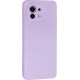 Bodycell Square Liquid Silicon Case Xiaomi Mi 11 Light Violet