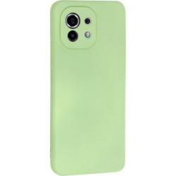 Bodycell Square Liquid Silicon Case Xiaomi Mi 11 Light Green