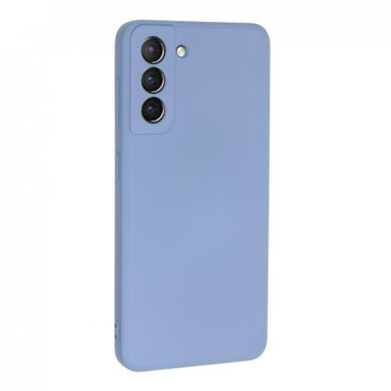 Bodycell Square Liquid Silicon Case Samsung S21 Light Blue